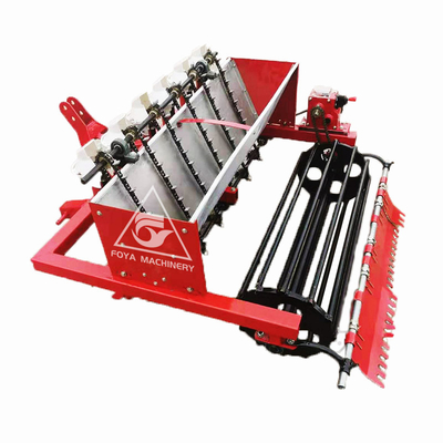 Planting Garlic Tractor Pull 6 Rows Garlic Planter / Agricultural Four Wheel Drill Sow Garlic Seed Sowing Machine